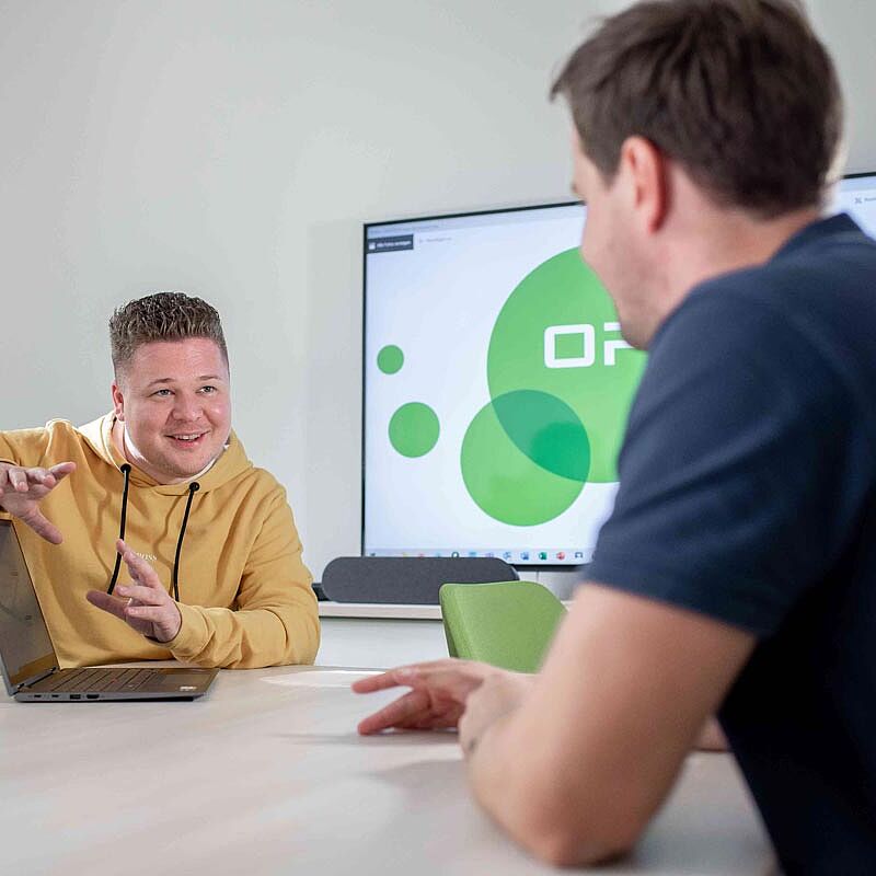 Beratung zwischen Optinvest und Kunden