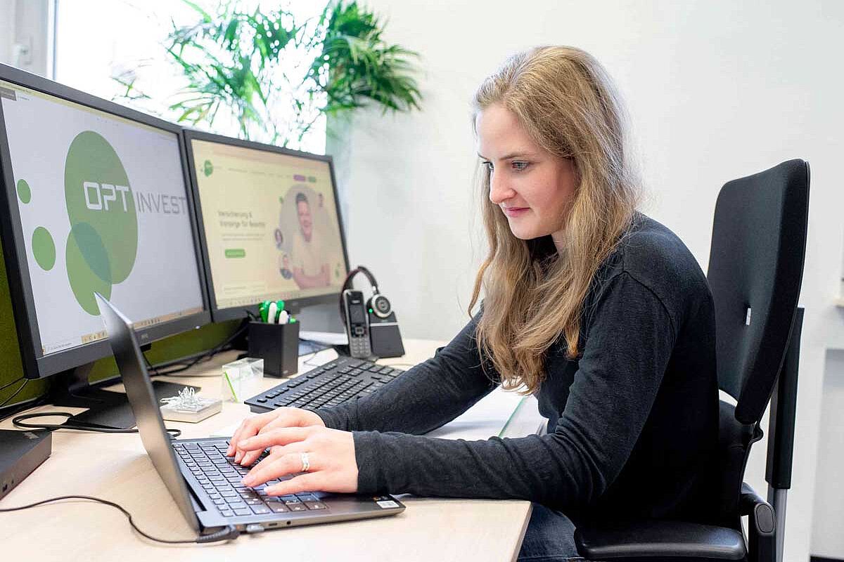 Moderne Arbeitsplätze mit Homeoffice-Option Moderne Arbeitsplätze mit Homeoffice-Option